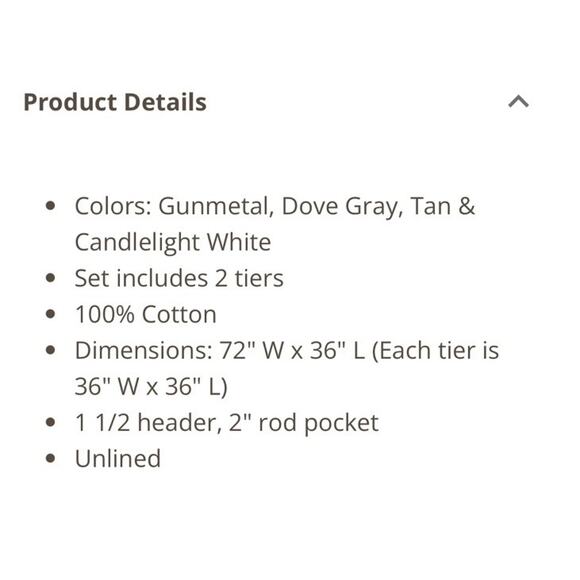 Park Designs Hartwick Tiers 72”x36” Ticking Farmhouse Country Gray Tan White NEW - Picture 4 of 7